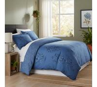 Southshore Fine Living, Inc. Boho Paisley Duvet Cover Twin/Twin XL Set - Premium Quality Microfiber Twin Boho Bedding Sets, Easy Care - 1 Twin Duvet Cover, 1 Sham - Harmony Blue