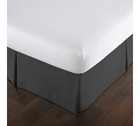 Southshore Fine Living, Inc. Hotel Quality King Bed Skirt - 14" Drop, Elegant Pleated Design, Premium Dust Ruffle/King Size Bed Skirt, Easy Care, Luxury Bed Skirt King Size, Slate