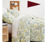 Southshore Fine Living, Inc. Oversized Bedding Quilt, Boho Twin Quilt Bedding Set, Soft Coverlet 2-Piece Set with One Matching Quilted Pillow Sham, All Season Twin/XL Quilts, Cream