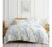 Southshore Fine Living, Inc. Tropic Leaf Collection Twin Duvet Cover Bedding Set Printed Duvet Cover Bedspread 2-Piece with one Matching sham (69 in Wide x 98 in Long), Blue, Twin/Twin XL