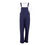 Southside Bib And Brace Dungaree Cotton Canvas Navy - Size S