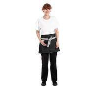 Southside Bistro Apron Denim Black 700mm x 430mm Kitchen Cooking Baking Catering