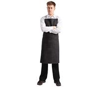 Southside X-Cross Back Bib Apron Denim Black
