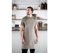 Southside Cotton Canvas Bib Apron Washed Grey