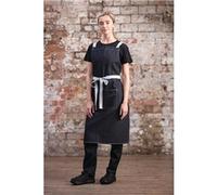Southside X-Cross Back Bib Apron Denim Black