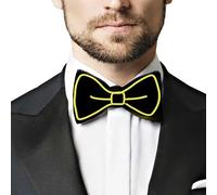 SOUTHSKY Christmas LED Bow Tie Novelty EL Wire Light Up for Christmas,Halloween, Costume, Parties,Festival, Cosplay (YELLOW)