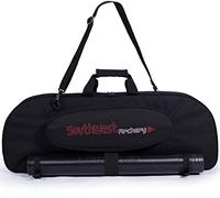 Southwest Archery Universal Takedown Recurve Bow Case | Fully Padded Foam case Includes Adjustable Arrow Tube and Large Outside Pocket for Accessories - Perfect for Travel