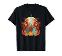 Southwest Botanical Sun Cactus Wildflower T-Shirt