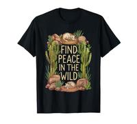 Southwest Cactus Find Peace in The Wild T-Shirt
