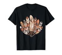 Southwest Native American Indian Tribal Colorful Feather T-Shirt
