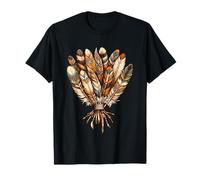 Southwest Native American Tribal Feather Indian Art Women T-Shirt
