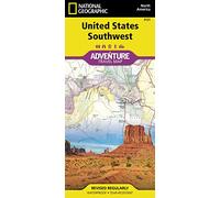 Southwest USA Adventure Map - National Geographic Travel Map | Waterproof Road & Trail Guide for Utah, Arizona, New Mexico & Nevada (National Geographic Adventure Map, 3121)