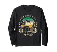 Southwest USA Hotrod Retro Style Design Long Sleeve T-Shirt