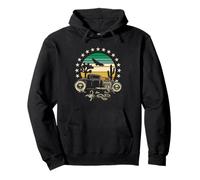 Southwest USA Hotrod Retro Style Design Pullover Hoodie