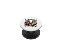 Southwestern Boho Bull Skulls Cactus Flowers PopSockets Adhesive PopGrip