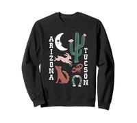 Southwestern Desert Wildlife Tucson Arizona Folk Art Graphic Sweatshirt