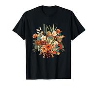 Southwestern Floral Succulent Cactus Bouquet T-Shirt