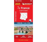 Southwestern France 2025 - Michelin National Map 708: Map