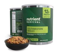 Nutrient Survival Southwestern Medley | 25 Year Shelf Life | Freeze Dried Survival & Emergency Food | Backpacking & Camping Food