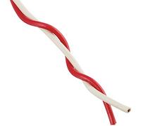 Southwire 56750023 100' 20/2 Twisted Bell Residential Indoor Electrical Wire, Red and White
