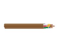 Southwire 64170444 18/7 250-Feet 7 Conductor Thermostat Wire, 18-Gauge Solid Copper Class 2 Power-Limited Circuit Cable, Brown by Southwire