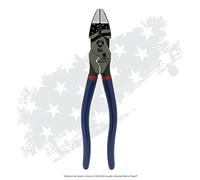 Southwire - 64807340 Tools & Equipment SCP9TPCD-US 9"" High-Leverage Side Cutting Pliers Fish Tape Puller & Crimper W/Dip Grip