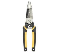 Southwire S7N1HD 7-in-1 Multi-Tool Plier: Shears 6-32 & 8-32 Bolts; Grips; Strips 10-14 AWG SOL & 12-16 AWG STR; Bolt Spanner; Bolt Shears; Crimper; Reamer; Heavy Duty Forged Steel