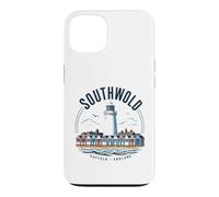 Southwold Suffolk England Lighthouse Beach Huts Coast Case for iPhone 13