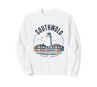 Southwold Suffolk England Lighthouse Beach Huts Coast Sweatshirt