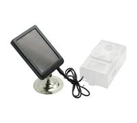 SOUUXIU Trail Camera Solar Panel Kit Waterproof 6V-12V 2300mAh Rechargeable Universal for Outdoors Hunting Camera, Solar Chargers with 360° Rotable Holder for Trail Camera