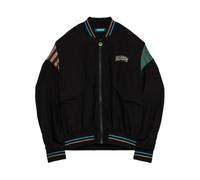 Souvenir Bomber Jacket, male, BARROW, Bomber Jackets, Black, M, Jackets M