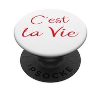 Souvenir C'est La Vie French Language, French Culture Lover PopSockets Adhesive PopGrip