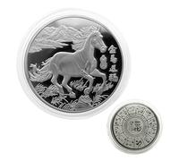 Souvenir Coin - Collectible Keepsake - 2026 Chinese Lunar New Year Of The Horse Memorial Coin - for Men Women Boys Girls Youth Teens Athletes Cyclists Golfers Wife Husband Son