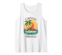 Souvenir from Cancun Mexico Family Matching Mexico Vacation Tank Top