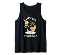 Souvenir from Cancun Mexico Family Matching Mexico Vacation Tank Top