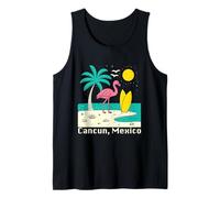 Souvenir from Cancun Mexico Family Matching Mexico Vacation Tank Top