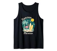 Souvenir from Cancun Mexico Family Matching Mexico Vacation Tank Top
