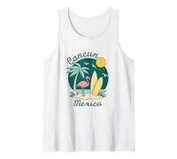 Souvenir from Cancun Mexico Family Matching Mexico Vacation Tank Top