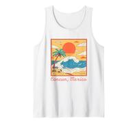 Souvenir from Cancun Mexico Family Matching Mexico Vacation Tank Top
