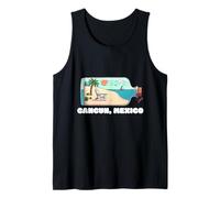 Souvenir from Cancun Mexico Family Matching Mexico Vacation Tank Top