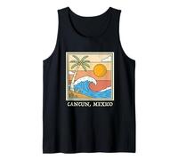 Souvenir from Cancun Mexico Family Matching Mexico Vacation Tank Top