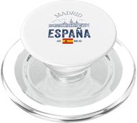 Souvenir From Madrid Spain Skyline Men Women España Vacation PopSockets PopGrip for MagSafe