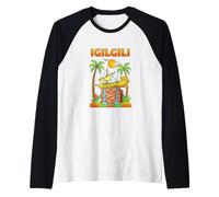 Souvenir Igilgili Jijel Monument Ship Baba Arudj Algeria Raglan Baseball Tee
