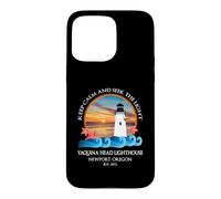 Souvenir on the coast of Newport, Oregon, Lighthouse by Yaquina Head Case for iPhone 15 Pro Max
