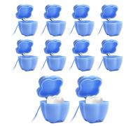 Souvenir Teeth Box,10 Pieces With Colorful Braces - Milk Teeth Container for Tooth Fairy | Home and Kindergarten for Birthday and Christmas for Boys and