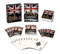 Souvenirs 2 x Union Jack Playing Cards - London British Flag UJ Playing Card - Big Ben Cards