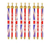 Souvenirs 8 Union Jack Pens - England Gift London Pen British flag crown pen