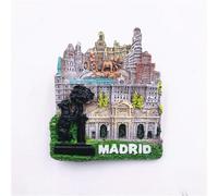 Souvenirs from around the world Resin magnetic fridge magnet - Madrid, Spain