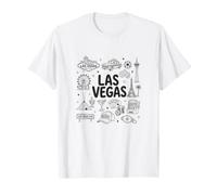 Souvenirs from Las Vegas Nevada Vegas Trip Reminder Skyline T-Shirt