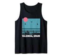 Souvenirs from Valencia Spain Skyline Valencia España Tank Top